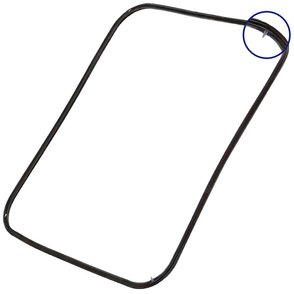 Guarnizione Forno 445x340 mm con Codice Originale 41028555  per Candy per Hoover per Rosieres per Zerowatt - Dotato di 4 Ganci