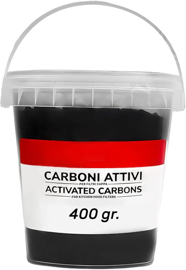 Aktivkohle Granulat 400 g für Aktivkohle Filter für Dunstabzugshaube - MONTERAL