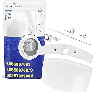 Port Handle for Washing Machine in Kit with the Original Code 4055087003 405508700/3 50287899004 for AEG for Electrolux - Warranty 10 Years - MONTERAL