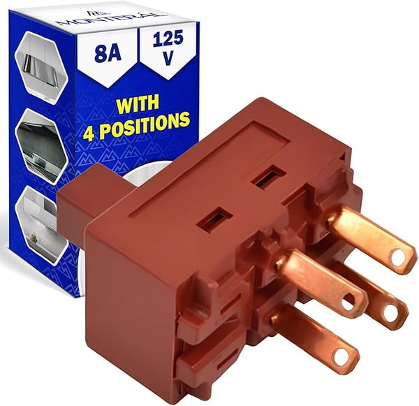 Slide Electrical Switch with 4 Positions for Cooker Hood for Elica - Garantía de 10 Años - MONTERAL