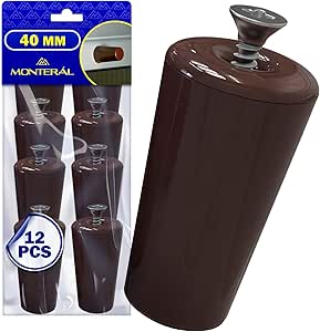 12 Pièces Butee Volet Roulant 40 mm Couleur Brun Butée Volet Roulant Fabriqués en Plastique Durable - MONTERAL