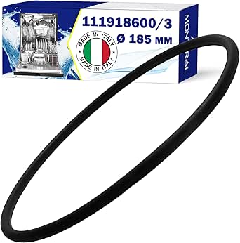 Pumpensumpfdichtung von Spülmaschine Ø 185 mm mit dem Originalcode 1119186003 111918600/3 für AEG Geschirrspüler für Electrolux für Zanussi - MADE IN ITALY - MONTERAL