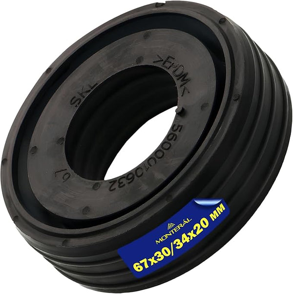 Dichtung für Pumpen von Geschirrspüler 67 x 30/34 x 20 mm Hergestellt aus EPDM mit Originalcode 171598 00171598 für Bosch Spülmaschine für Balay für Constructa für Siemens für Neff - MONTERAL