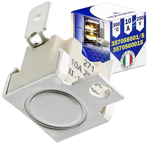 Thermostat für Backofen 300°C 10A 250V mit dem Originalcode 3570560015 für Electrolux für Zanussi - MADE IN ITALY - Garantie 10 Jahre - MONTERAL