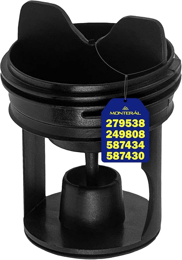 Flusensieb Filter für Waschmaschine mit dem Originalcode 279538 249808 587434 587430 für Gorenje - Garantie 10 Jahre - MONTERAL