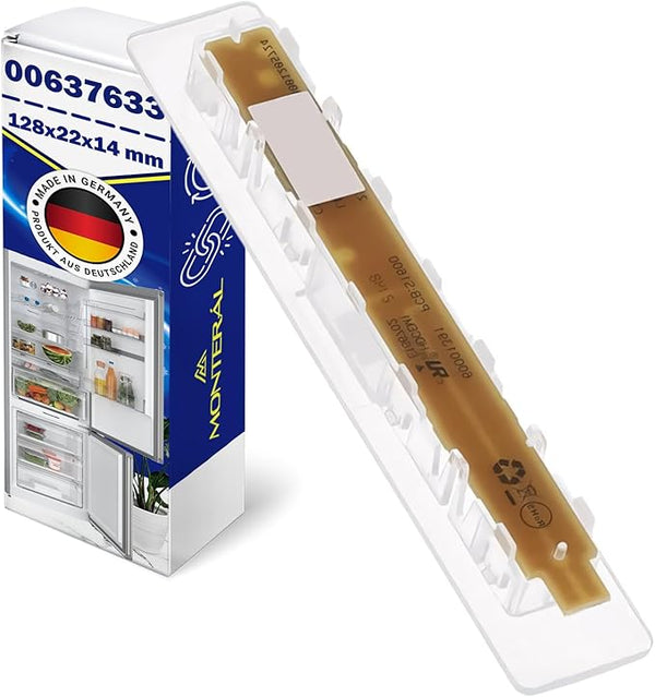 Platine LED Beleuchtung für Kühlschrank mit dem Originalcode 00637633 637633 10024494 für Bosch Kühl Gefrierkombination für Siemens - MADE IN GERMANY - MONTERAL