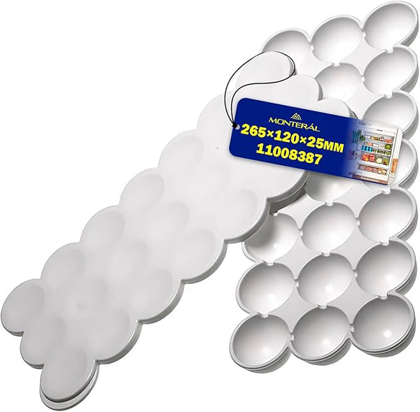 Stampo Ghiaccio con Coperchio del Congelatore 265x120x25 mm con Codice Originale 11008387 per Bosch per Siemens - MONTERAL