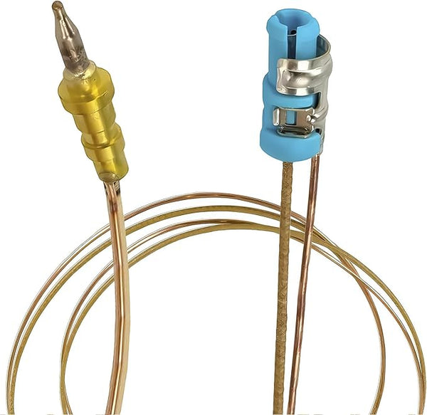 Termopar Cocina Gas de Seguridad 800 mm con Código Original C00311051 C00311632 para Indesit 481010566187 481010566198 480121101065 481213838004 para Whirlpool - Garantía de 10 Años - MONTERAL