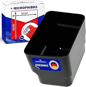 Contenitore Fondi Caffè per Macchina Caffè Automatica con Codice Originale 00630607 630607 per Bosch per Siemens - Completo di Panno Microfibra - MADE IN GERMANY - MONTERAL