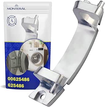 Door Hinge for Washing Machine Has the Original Code Code 00625486 625486 for Bosch for Neff for Balay for Siemens varioPerfect iQ100 iQ300 Maxx ecoEdition Classixx - Warranty 10 Years - MONTERAL