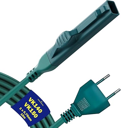 Cable Alimentation 10m Aspirateur pour Vorwerk Kobold VK140 VK150 Garantie de 10 Ans - Monteral