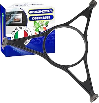 Pieza Giratoria Horno Microondas con Código Original 481010422374 para Whirlpool C00324258 para Indesit - Garantía de 10 Años - MADE IN ITALY - MONTERAL