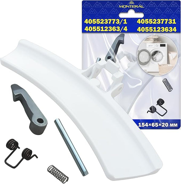 Maniglia Asciugatrice con Codice Originale 405523773/1 4055237731 405512363/4 4055123634 per AEG per Electrolux per Juno per Zanker per Zanussi - Garanzia di 10 Anni - MONTERAL