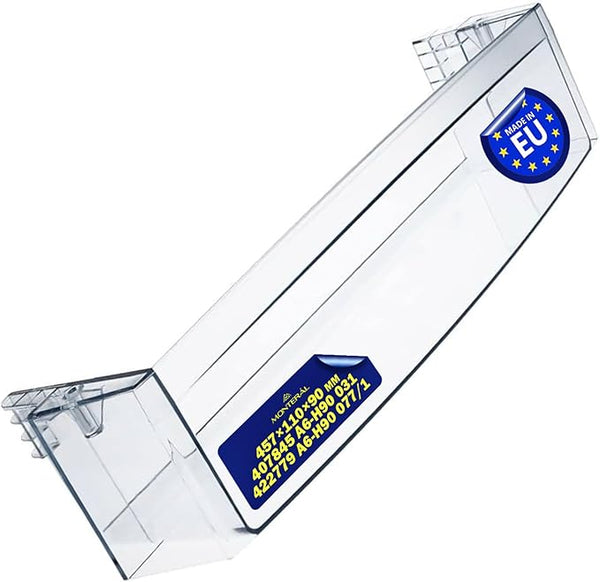 Mensola Portabottiglie del Frigorifero con Codice Originale 407845 A6-H90 031 422779 A6-H90 077/1 per Gorenje per Asko per Panasonic - MADE IN EU - Garanzia di 10 Anni - MONTERAL