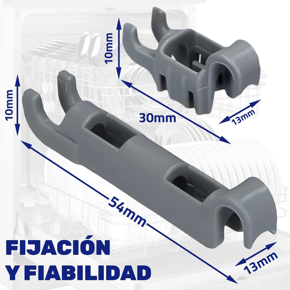 
                  
                    Cargar imagen en el visor de la galería, Kit de Rodamientos Ganchos 0061172 611472 para Bandeja Inferior Lavavajillas para Bosch o para Siemens 8 Piezas Repuestos para Lavavajillas
                  
                