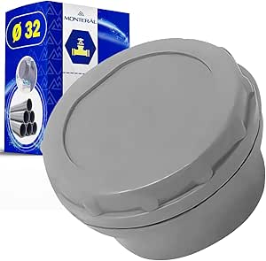 Cover Cap with Thread Ø 32 mm in PVC for Drainage Pipes - Warranty 10 Years – MONTERAL