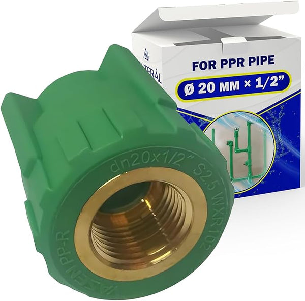 One way Fitting with Female Thread Ø 20 mm x 1/2” - MONTERAL
