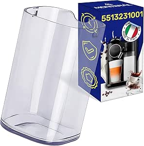 Serbatoio Latte per Macchina Caffe Capsule con Codice Originale 5513231001 per DeLonghi per Nespresso Lattissima One EN500 - MADE IN ITALY - Garanzia di 10 Anni - MONTERAL