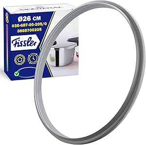 Guarnizione per Pentola a Pressione – Diametro Ø 26 cm - 038-687-00-205/0 3868700205 per Fissler - Garanzia di 10 Anni - MONTERAL