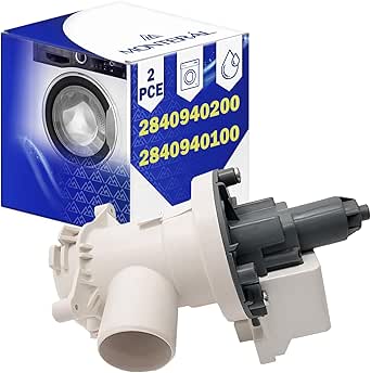 Drain Pump for Washing Machine 30W 220/240V 50HZ 0,33A Has the Original Code 2840940100 2840940200 2863200900 288040200 2880401800 for Beko for Blomberg for Arcelik - Warranty 10 Years - MONTERAL