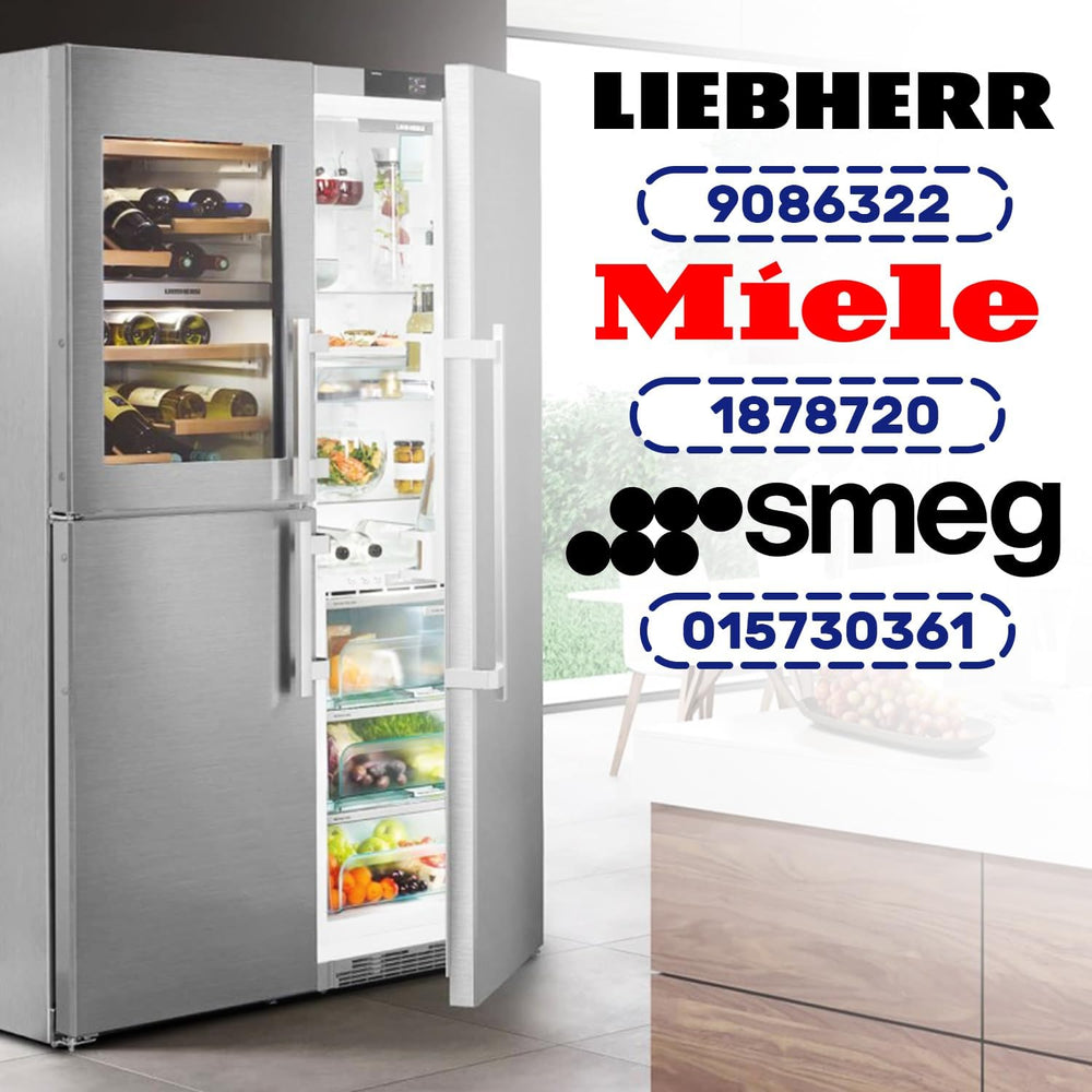 
                  
                    Cargar imagen en el visor de la galería, 2 Juegos Guia Puerta Corredera para Puertas Empotradas de Frigorificos y Congeladores Recambios Nevera Universal para Liebherr 9086322 para Miele 1878720 para Smeg 015730361
                  
                