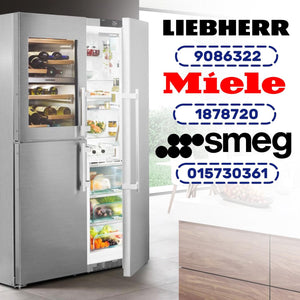 
                  
                    Cargar imagen en el visor de la galería, 2 Juegos Guia Puerta Corredera para Puertas Empotradas de Frigorificos y Congeladores Recambios Nevera Universal para Liebherr 9086322 para Miele 1878720 para Smeg 015730361
                  
                