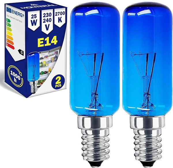 2 Pièces Ampoule pour Refrigerateur E14 25W 230/240V avec le Code Original 00612235 612235 convient pour Bosch pour Siemens pour Neff - MONTERAL