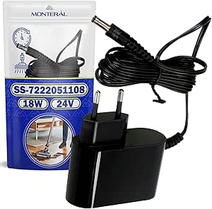 Ladegerät 24V 18W Akku Staubsauger Hat den Originalcode SS-7222051108 für Rowenta X-pert 6.60 - Garantie 10 Jahre - MONTERAL