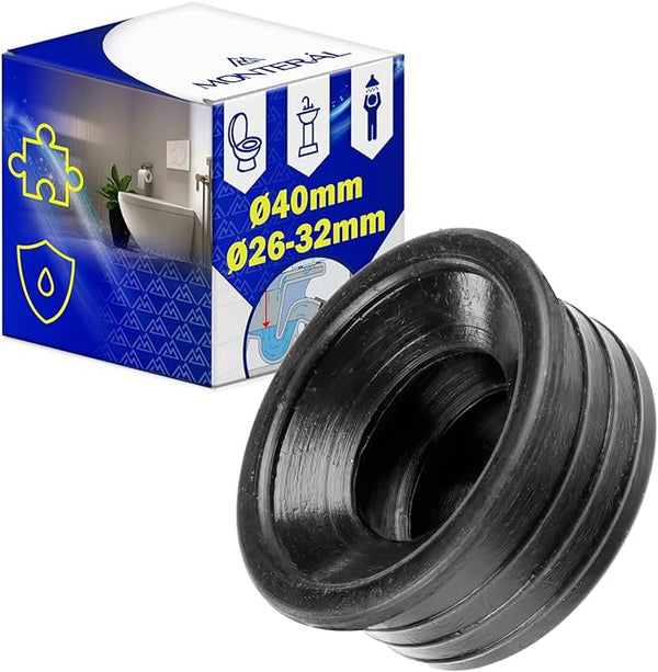 Siphon Dichtung Durchmesser Ø40mm Ø26-32mm Gummirohradapter - MONTERAL