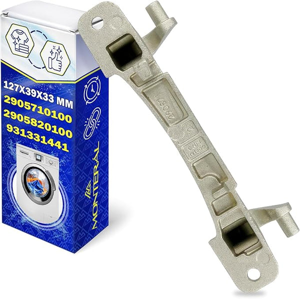 Washing Machine Door Hinge 127x39x33 mm with the Original Code 2905710100 2905820100 931331441 for Smeg for Beko - Warranty 10 Years - MONTERAL
