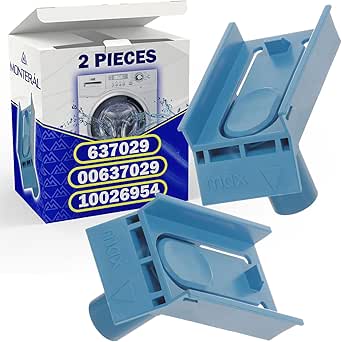 2 Piezas Elevador del Distribuidor de la Lavadora con Código Original 637029 00637029 10026954 para Bosch para Siemens para Balay para Constructa - Garantía de 10 Años - MONTERAL