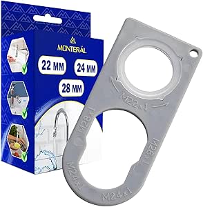 Plastic Aerator Key 22 mm 24 mm 28 mm for Fastening the Kitchen Tap Spray Head - MONTERAL