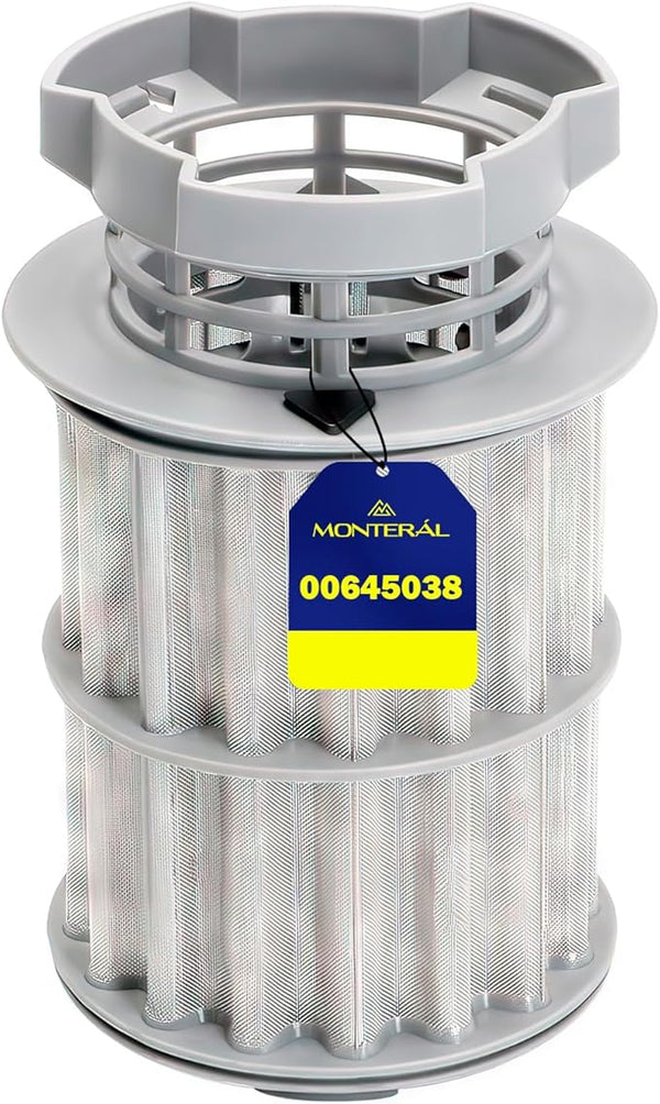 Sieb Filter für Geschirrspüler mit dem Originalcode 00645038 645038 für Bosch für Siemens - Garantie 10 Jahre - MONTERAL