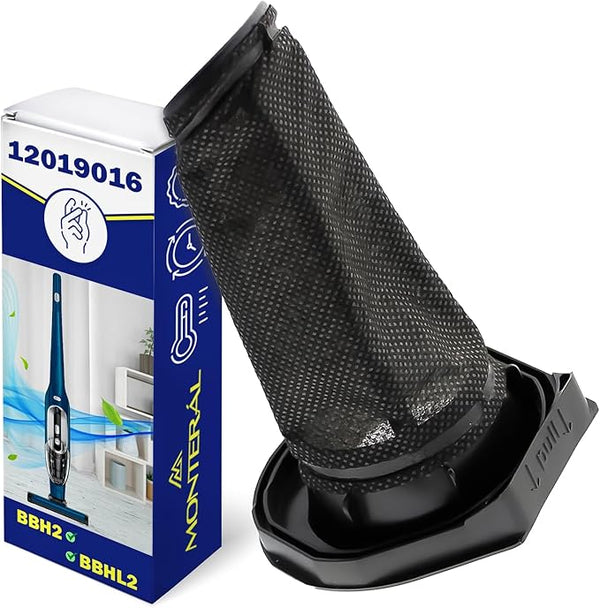 Sieb Filter für Akku Staubsauger mit dem Originalcode 12019016 für Bosch BBH2 BBHL2 - MONTERAL