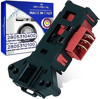 Bloqueo Cerradura para Puerta de la Lavadora con Código Original 2805310100 2805310400 para Beko para Arcelik - MADE IN ITALY - Garantía de 10 Años - MONTERAL