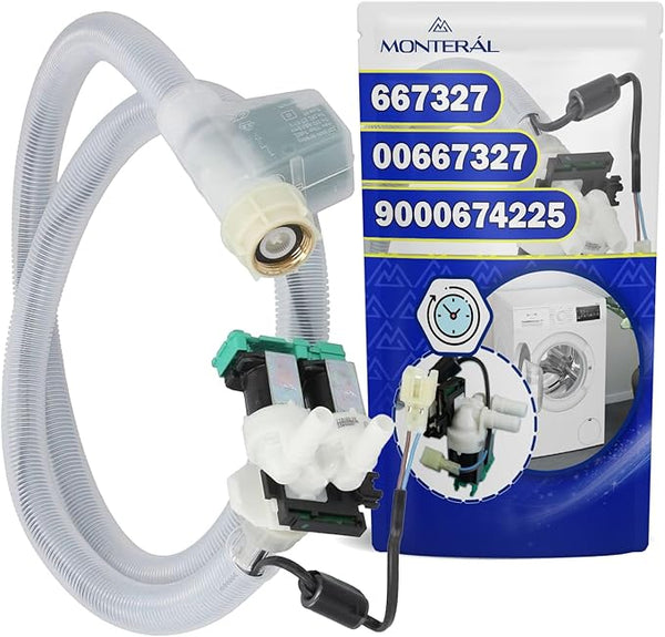 Tuyau Machine à Laver avec Aqua Stop avec le Code Original 667327 00667327 pour Bosch - Garantie de 10 Ans - MONTERAL