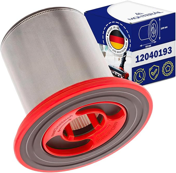 HEPA Filter für Akku Staubsauger mit dem Originalcode 12040193 für Bosch Unlimited 7 - MADE IN GERMANY - MONTERAL