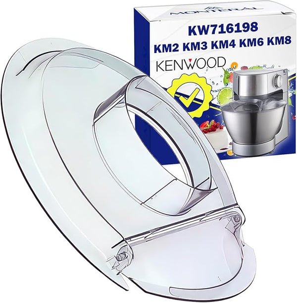 Coperchio Paraschizzi per Robot da Cucina 245x39 mm con Codice Originale KW716198 31227 per Kenwood KM2 KM3 KM4 KM6 KM8 - Garanzia di 10 Anni - MONTERAL
