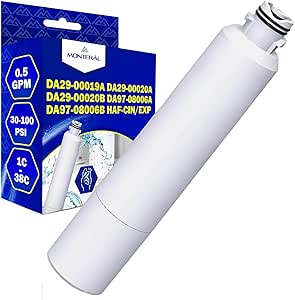 Filtro di Depurazione Dell'acqua per Frigorifero con Codice Originale DA29-00019A DA29-00020A DA29-00020B DA97-08006A DA97-08006B HAF-CIN/EXP HAFIN2-EXP per Samsung per Mondo - MONTERAL