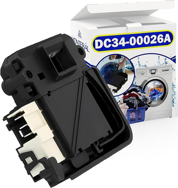 Door Lock Washing Machine 3 Contacts Type 881.1.1.1 with Original Code DC34-00026A DC3400026A for Samsung - Warranty 10 Years - MONTERAL