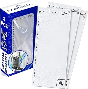 3 Pezzi Filtro Aspirapolvere con Codice Originale SF-SAC 20 SF-SAC 30 3944711 per Miele Airclean Complete C1 C2 C3 Compact C1 C2 Classic C1 Dynamic U1 S200-S899 S2000-S8999 - MONTERAL