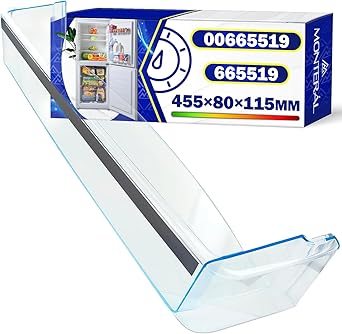 Portabottiglie Frigo 455х80х115 mm con Codice Originale 00665519 665519 per Bosch - Garanzia di 10 Anni - MONTERAL