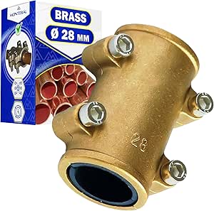 Plug Clamp for Copper Pipe Diameter 28 mm Made of Brass - MONTERAL