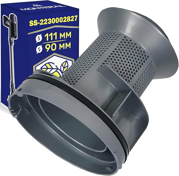 Sieb Filter für Akku Staubsauger mit dem Originalcode SS-2230002827 für Rowenta für Tefal Xforce Flex - MONTERAL