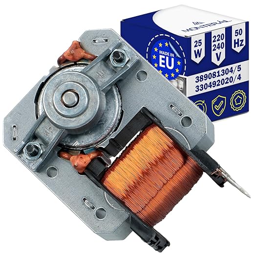 Motore Ventola Forno 25W 220-240V 50Hz con Codice Originale 3890813045 389081304/5 per AEG per Electrolux per Zanussi - MADE IN EU - Garanzia di 10 Anni - MONTERAL