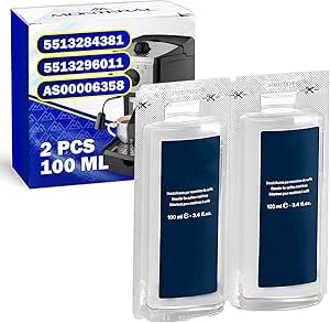 Entkalker Kaffeevollautomat EcoDecalk 2x100 ml mit dem Originalcode 5513284381 5513296011 AS00006358 für DeLonghi