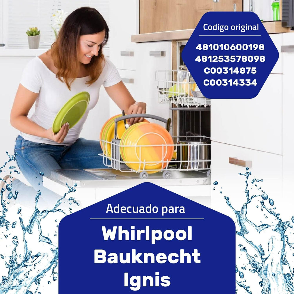 
                  
                    Cargar imagen en el visor de la galería, 2 Piezas Rodamientos para Bandeja Inferior Lavavajillas 481010600198 481253578098 C00314875 C00314334 para Whirlpool para Ignis para Bauknecht Repuestos para Lavavajillas
                  
                