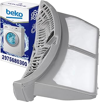 Filtre à Peluches pour Seche Linge 350х165х81 mm avec le Code Original 2975680300 pour Beko - Garantie de 10 Ans - MONTERAL