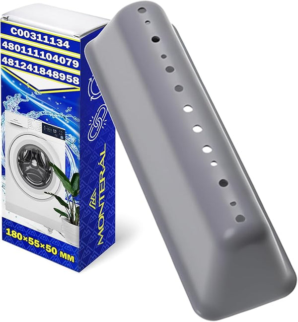 Washing Machine Drum Paddle 180 mm with Original Code C00311134 C00311811 480111104079 481241848958 for Indesit for Whirlpool for Ariston for Philips - Warranty 10 Years - MONTERAL
