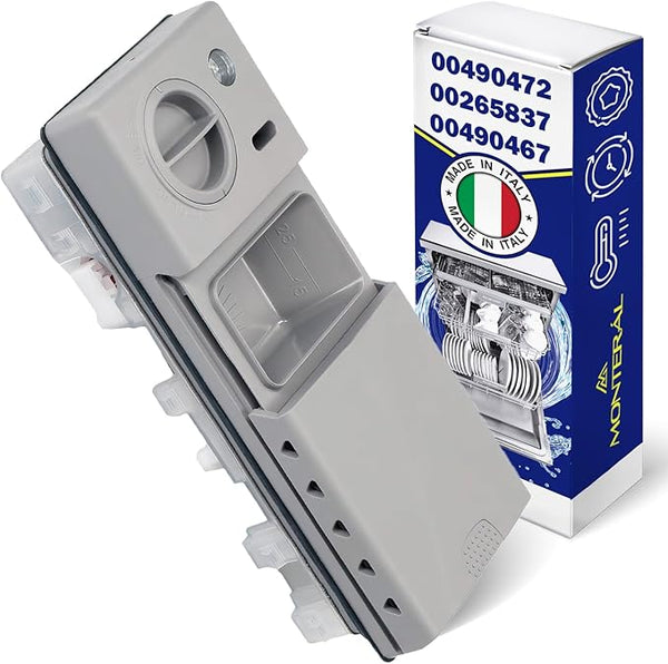 Waschmittel Spender Typ 100998 für Geschirrspüler mit Originalcode 00490467 00265837 00490472 für Bosch für Siemens - MADE IN ITALY - Garantie 10 Jahre – MONTERAL